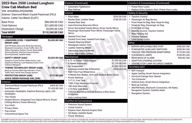 2023 Ram 2500 Limited Longhorn