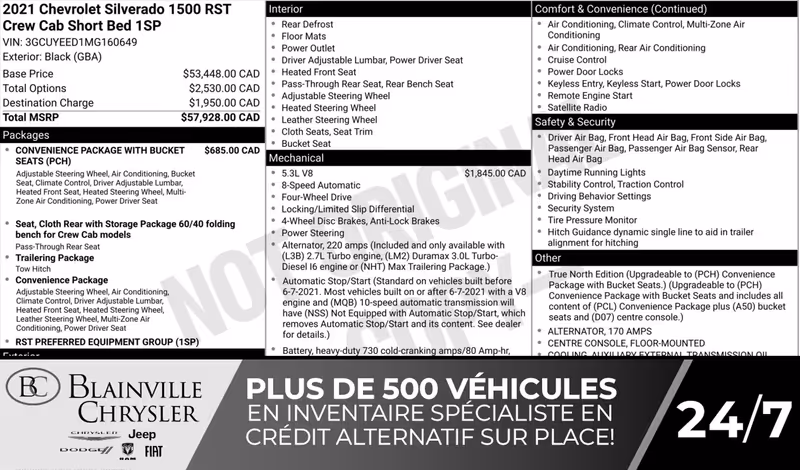 2021 Chevrolet Silverado 1500 RST