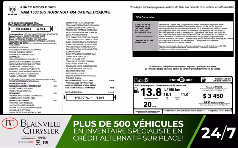 2023 Ram 1500 Big Horn